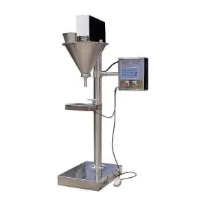 Semi-Automatic Micro Doser Dry Powder Auger Filler | VTOPS-P4