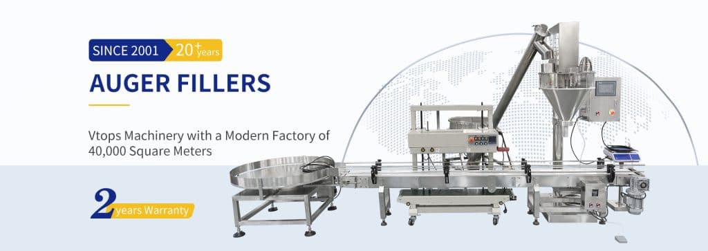 Auger Fillers Dry Powder Filling Machine Manufacturer | VTOPS