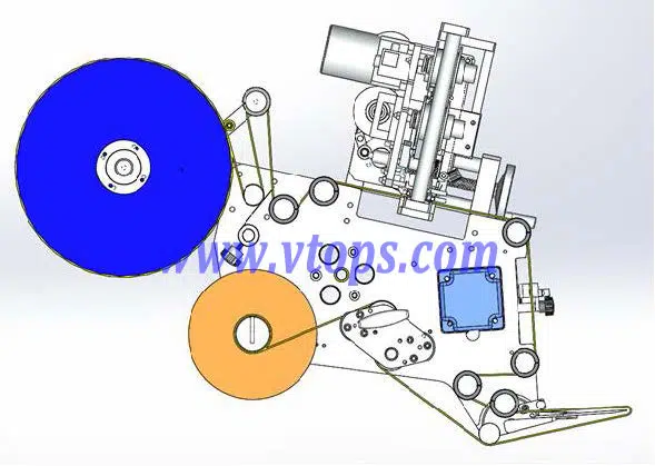 How to Load the Label Roll on Labeling Machine?