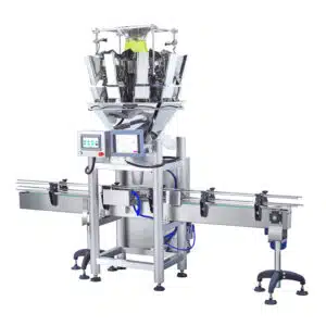 Multihead Weigher Rigid Container Filler Machine | VTOPS-RCF-M